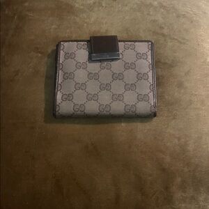 Gucci Dark Brown Monogram Wallet